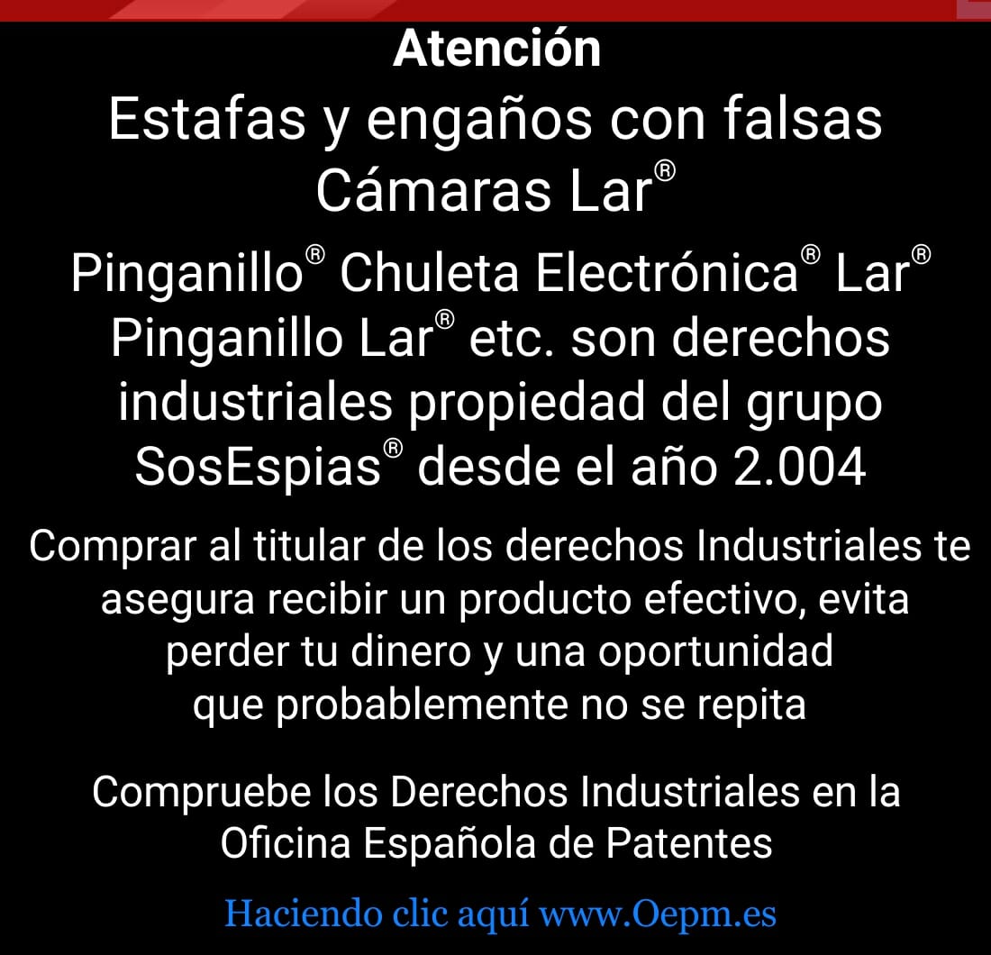 Aviso estafa camara lar pro-movil